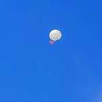 balon na niebie